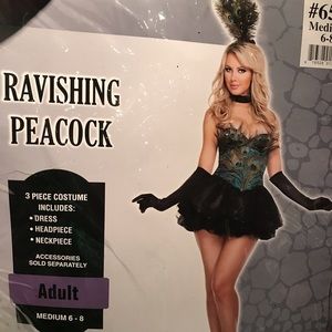 Ravishing peacock costume